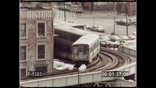 1970s Chicago Loop L Picasso Grindhouse Movie Marquee [upl. by Kier]