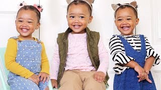 TODDLER LOOKBOOK  Fall Outfits for Toddlers ft Ziya 18 months [upl. by Yzzik]