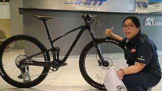 GIANT LIGHTWEIGHT FULL SUSPENSION MOUNTAIN BIKE 2022 GIANT ANTHEM ADVANCED PRO 29 2 SMALL amp WEIGHT [upl. by Grazia]