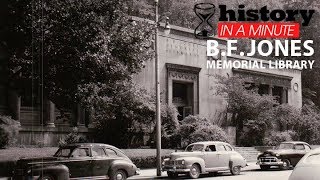 History in a Minute BF Jones Memorial Library [upl. by Ttayw]