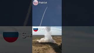 Launch Comparison Patriot vs S400 MilitaryComparison USA Russia MilitaryTechnology Warfare [upl. by Stefa]