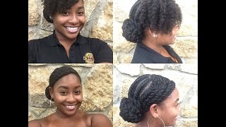 2in1 Twisted Hairstyle  Protective amp Low Manipulation 4C Hairstyle As Told By Her [upl. by Dnomasor]