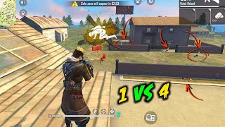 Unbeatable AWM Solo vs Squad OverPower Gameplay  Garena Free Fire [upl. by Orwin]