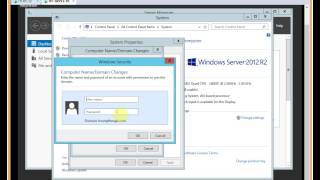 Join domain trên windows server 2012 [upl. by Hendrik]