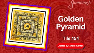 The Golden Pramid  Sanntangle Tile 454 [upl. by Audwen712]