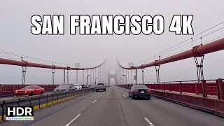 Golden Gate Bridge to Golden Gate Park San Francisco Drive 4K [upl. by Stanwin666]