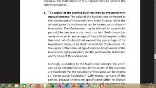 Uses of mudarabah and musharakah as project financing [upl. by Delastre493]