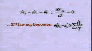 Engineering Thermodynamics  Second Law Analysis of Open Systems [upl. by Romina]