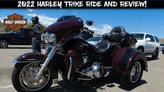 2022 Harley Trike Tri Glide Ultra Ride and Review [upl. by Jacobba]