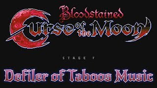 Bloodstained Curse of The Moon Stage 7 Defiler of Taboos Music Video [upl. by Kyriako]