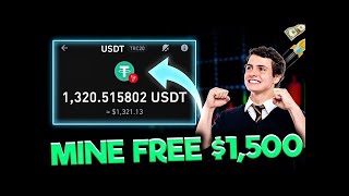 Best USDT Investment Website in 2024  USDT Cloud Mining  Easy Income of US 100 per Day [upl. by Dene]