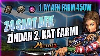 1 Ayda Afk 450W Kazandıracak Efsane Farm 24 Saat Afk Örümcek Zindanı 2 Kat Farmı Metin2 TR Charon [upl. by Romanas]