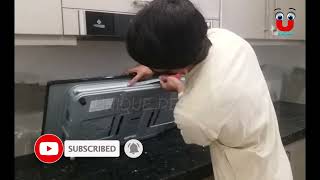 how to install gas stove  kitchen stove installation  install gas stove  kitchen gas hob install [upl. by Ihana]