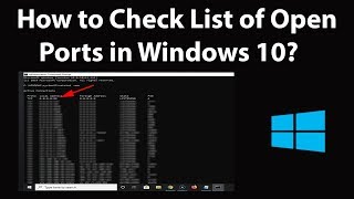 How to Check List of Open Ports in Windows 10 [upl. by Jehiel4]