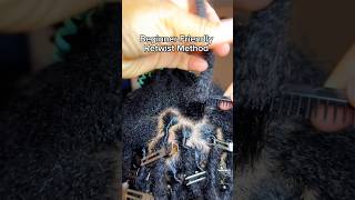 Retwisting Locs Beginner Friendly Method 🙌🏾🫶🏽 [upl. by Ailama553]