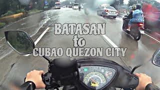 RIDES FROM BATASAN TO CUBAO QUEZON CITY  1ST DAY OF TYPHOON KRISTINE [upl. by Boigie]