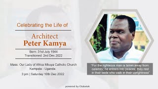 Celebrating the Life of Architect Peter Kamya [upl. by Edmonda829]