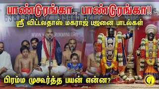 பாண்டுரங்கா பாண்டுரங்கா Swamy Sri Vittaldas Maharaj Bajan  Tamil Bajan Songs [upl. by Eintroc]