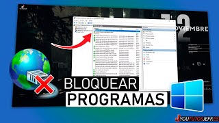 Bloquear un Programa con FIREWALL de Windows ✅ Bloquear Acceso a Internet [upl. by Nosnehpets]