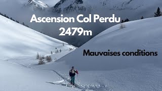 Jai monté le col Perdu 2479m en ski avec mon père [upl. by Secor636]