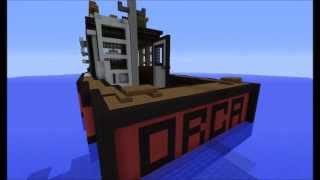 Minecraft Jaws The Orca [upl. by Secnarf]