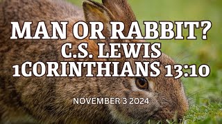 Man or Rabbit by CS Lewis Sermon [upl. by Stacee]