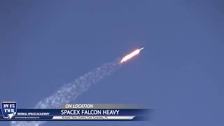 Falcon Heavy Single Take 6 miles from Launch 4 from Landing [upl. by Uol]