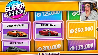 ABRIENDO 100 RULETAS SUPER y NORMALES DE FORZA HORIZON 5 💥 [upl. by Carlstrom713]