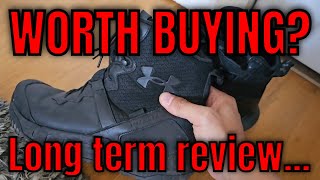 Under Armour Micro G Valsetz Tactical Boots long term review [upl. by Amaral524]