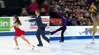 Skate Canada amp Skate America rhythm dance  twizzle scores [upl. by Sinne181]