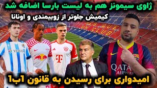 برگشت ژاوی سیمونز به بارسلونا؟ آخرین اخبار نقل و انتقالات بارسلونا [upl. by Divadleahcim]