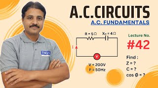 AC CIRCUIT  AC FUNDAMENTALS  SOLVED PROBLEMS OF AC CIRCUIT  LECTURE 42 IN HINDI [upl. by Abehsat]