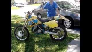 1995 Husaberg FE 350 Elduro wheelie sale [upl. by Idalina]