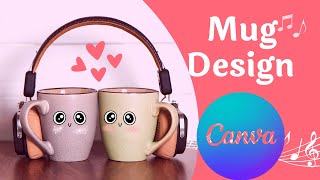 Mug Design in Canva  Design Print on Demand Products in Canva  Canva and Printify tutorial [upl. by Prince]