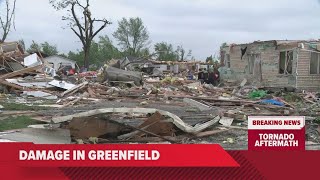 Aftermath of tornado damage in Greenfield Iowa [upl. by Tav466]