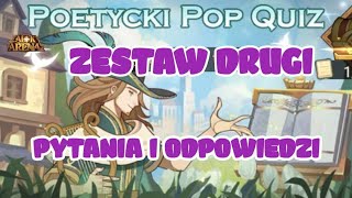 POETYCKI POP QUIZ  DZIEŃ 2 ODPOWIEDZI  AFK Arena Polska [upl. by Inanaup]