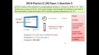 2014 Leaving Cert Physics Q5 d Full Solution quotU Value Calculationquot [upl. by Forrer322]