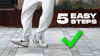 5 Easy Footwork Shuffle Steps [upl. by Der]