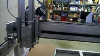 Beltdriven cnc  Just got motion [upl. by Leonor365]