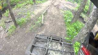 Arctic Cat 400 mudding [upl. by Yalcrab330]