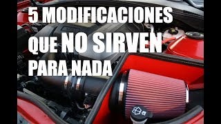 5 MODIFICACIONES QUE NO SIRVEN PARA NADA [upl. by Tippets]