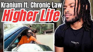 Kranium ft Chronic Law quotHigher Lifequot Official Video REACTION [upl. by Airamanna]