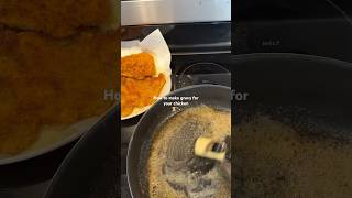 How to make gravy for your chicken recipe recipeshorts cookwithme howtocook chickengravy gravy [upl. by Avrit396]