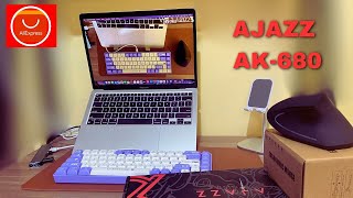 Teclado Ajazz Ak680 e acessórios para Macbook Aliexpress [upl. by Gonta]