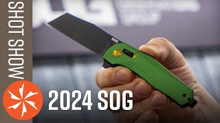 New SOG Knives at SHOT Show 2024  KnifeCentercom [upl. by Sylado]