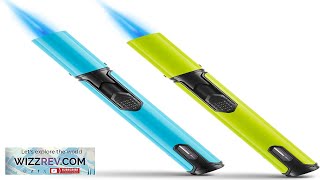 Urgrette Spring Colors 2 Pack Butane Torch Lighter 6inch Jet Flame Butane Review [upl. by Yoc]