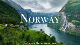 Norway 4K  Scenic Relaxation Film With Inspiring Music [upl. by Kinsler]