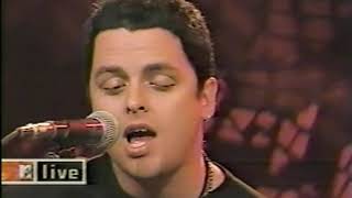 Green day live at MTV XXXX1997 Redundant acoustic [upl. by Idnem662]