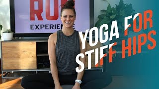 Yoga for Runners  A Quick Routine for Stiff Hips [upl. by Dymoke]