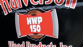 The Brand NEW HWP150 Hydraulic Wedge Wood Processor  Halverson Wood Products [upl. by Buford545]